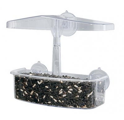 Strong Suction Cups Clear Window Bird Feeder