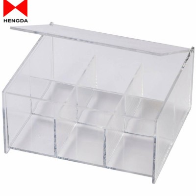 Tea Bag Organizer Storage Box - Tea Bag Holder Clear Plastic